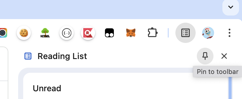 Chrome side panel, including the Reading List and Bookmarks disappeared ...